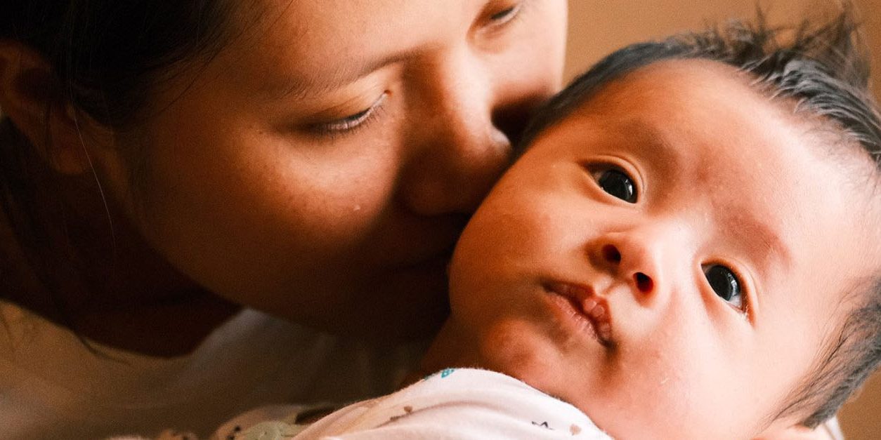 category1 woman and baby