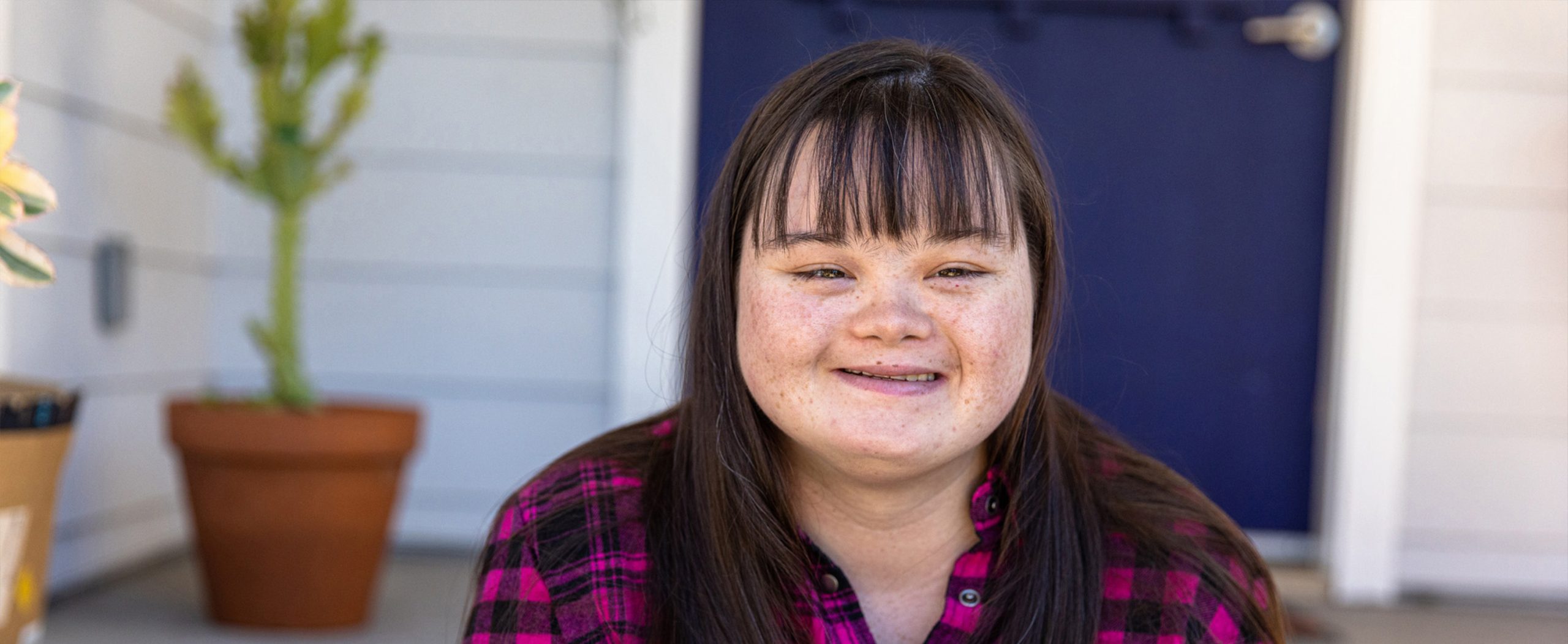 girl smiling